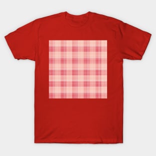 Checkered Plaid. Tartan T-Shirt